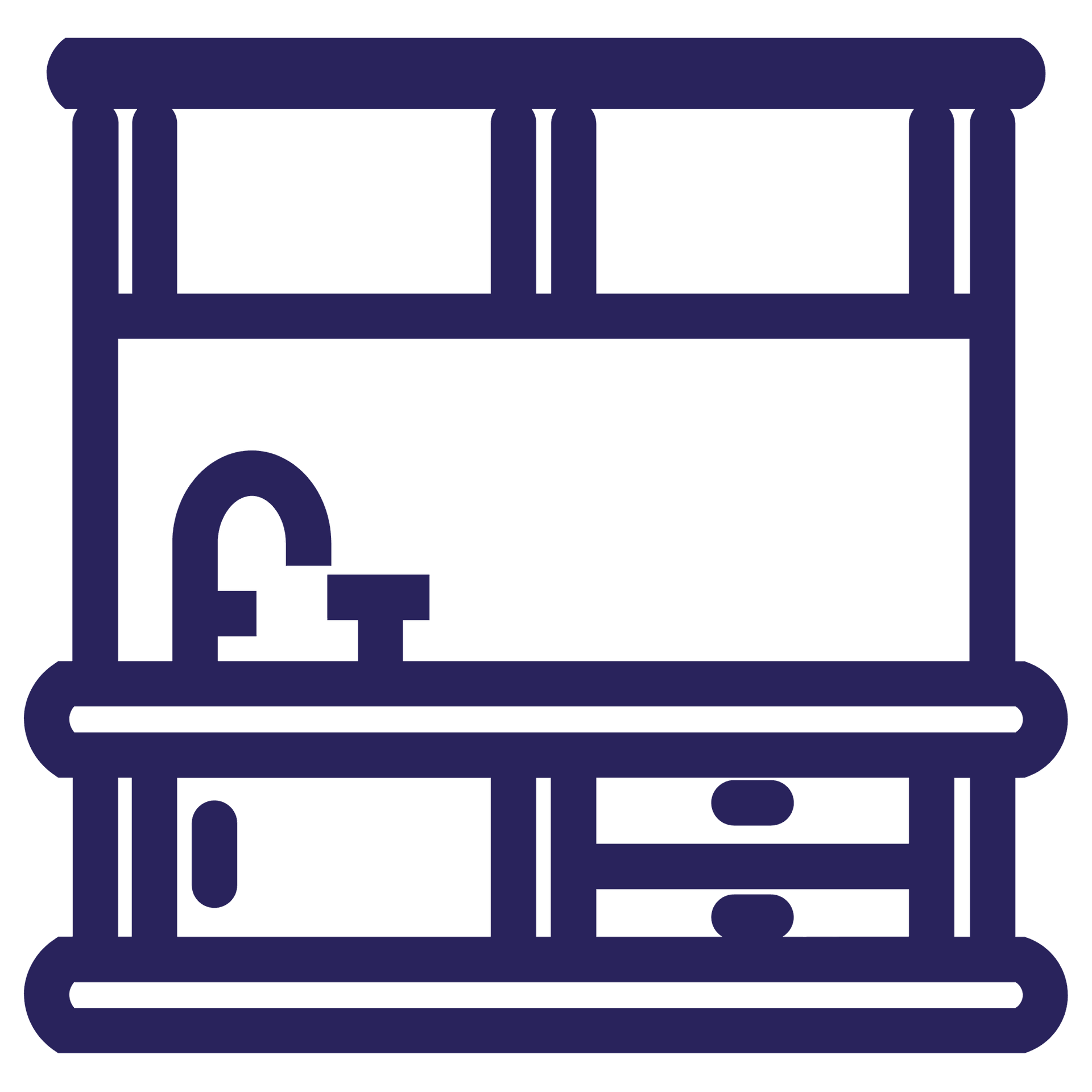 Muebles altos y bajos